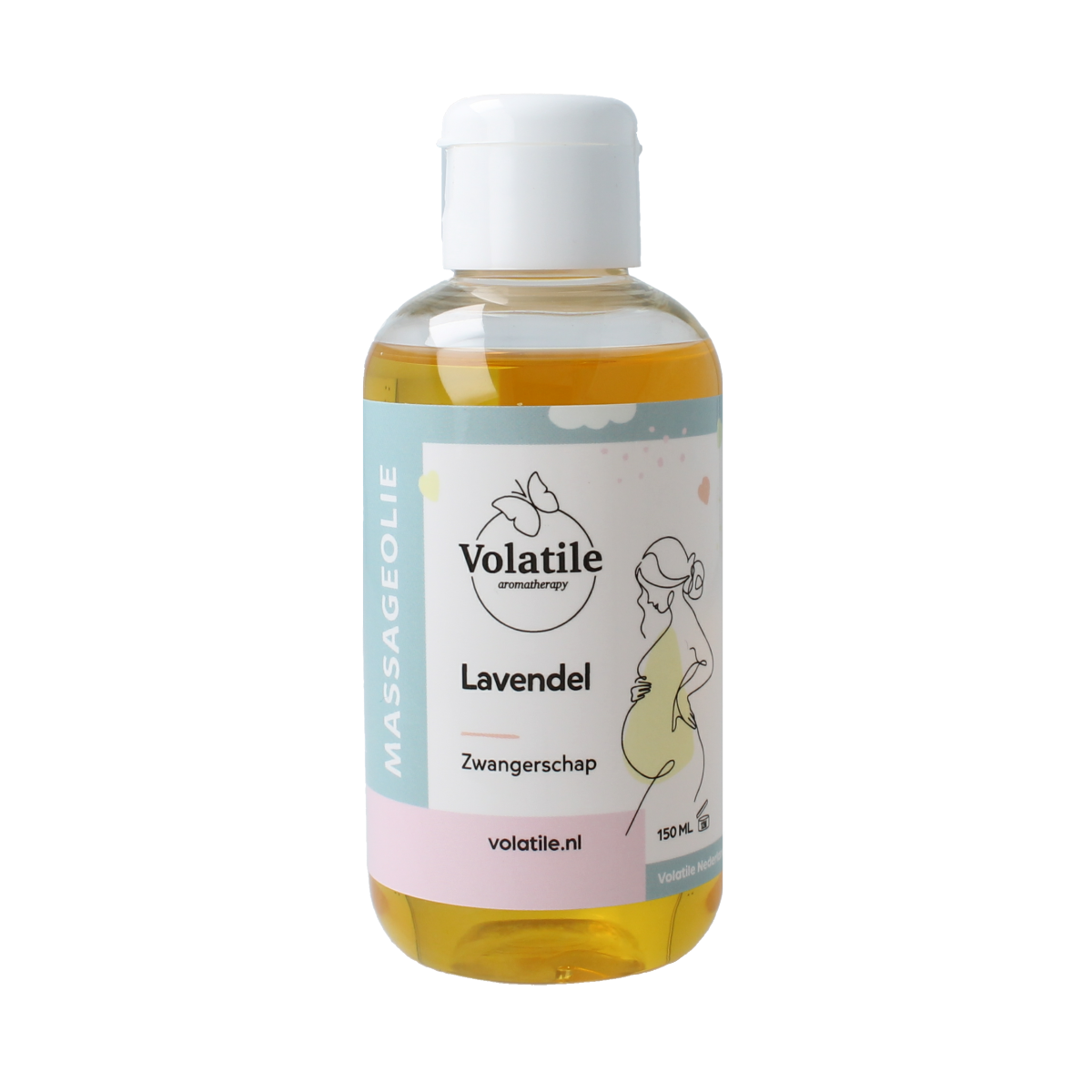 Volatile Massageolie zwangerschap lavendel 150.00 Milliliter