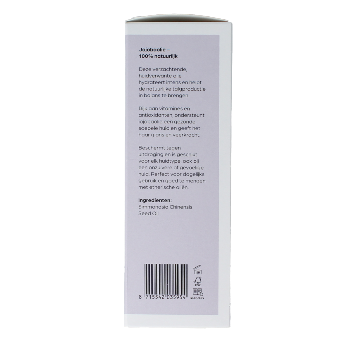 Volatile Jojoba basisolie glazen fles 100.00 Milliliter