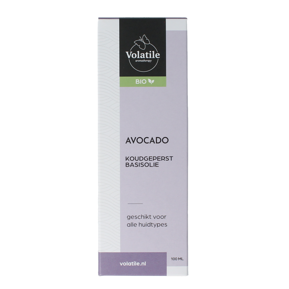 Volatile Avocado koudgeperst basisolie bio glazen fles 100.00 Milliliter