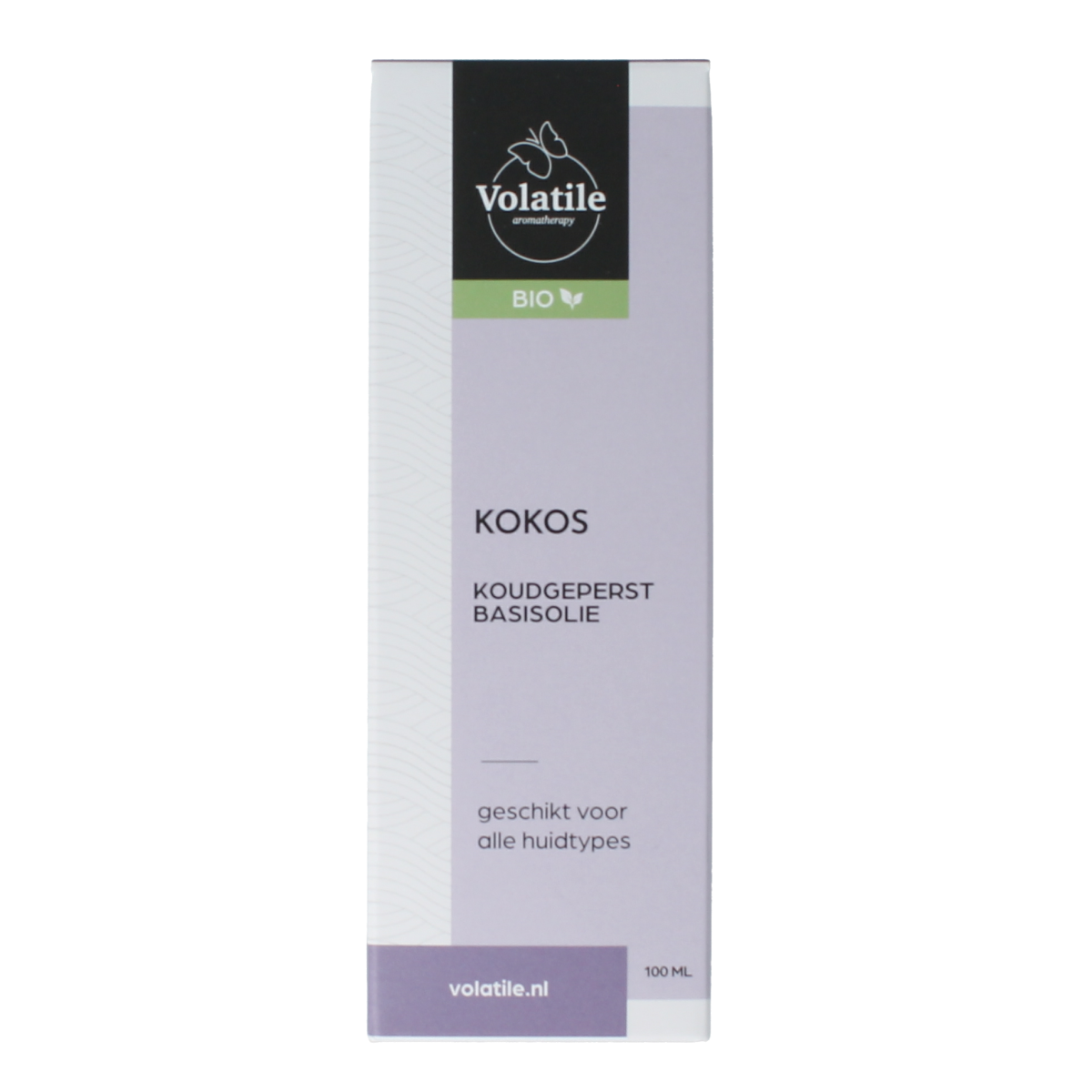 Volatile Kokos koudgeperst basisolie bio glazen fles 100.00 Milliliter