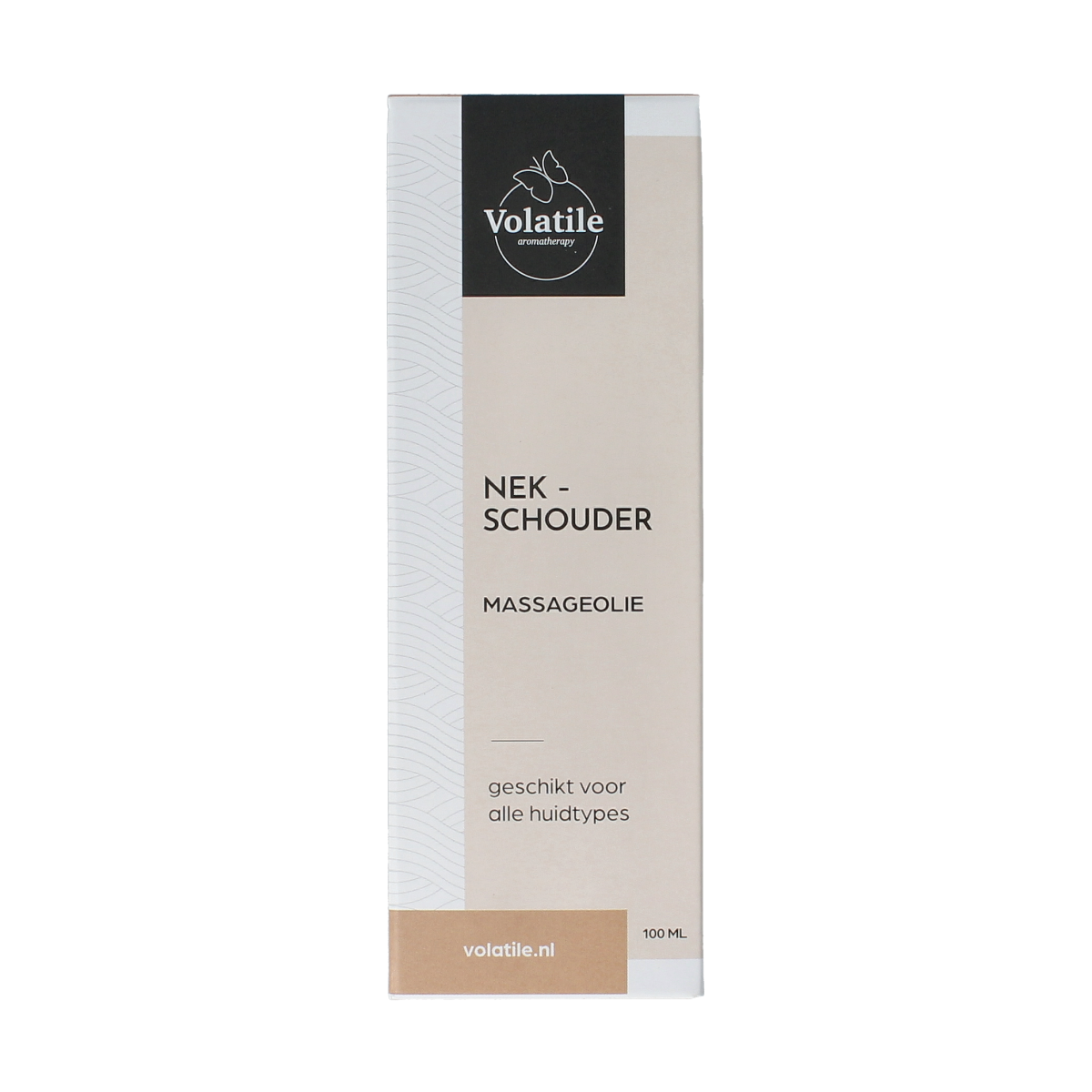 Volatile Massageolie nek/schouder glas met pomp 100.00 Milliliter