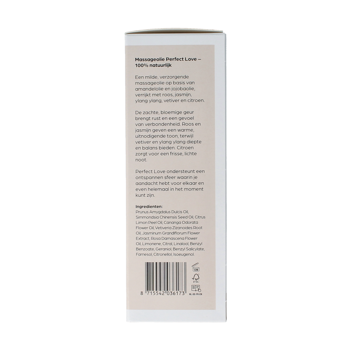 Volatile Massageolie perfect love glas met pomp 100.00 Milliliter