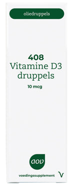 AOV 408 Vitamine D3 druppels 10mcg 25.00 Milliliter