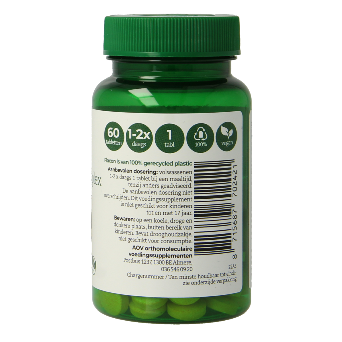 AOV 242 Vitamine B complex co-enzym 60.00 Tabletten