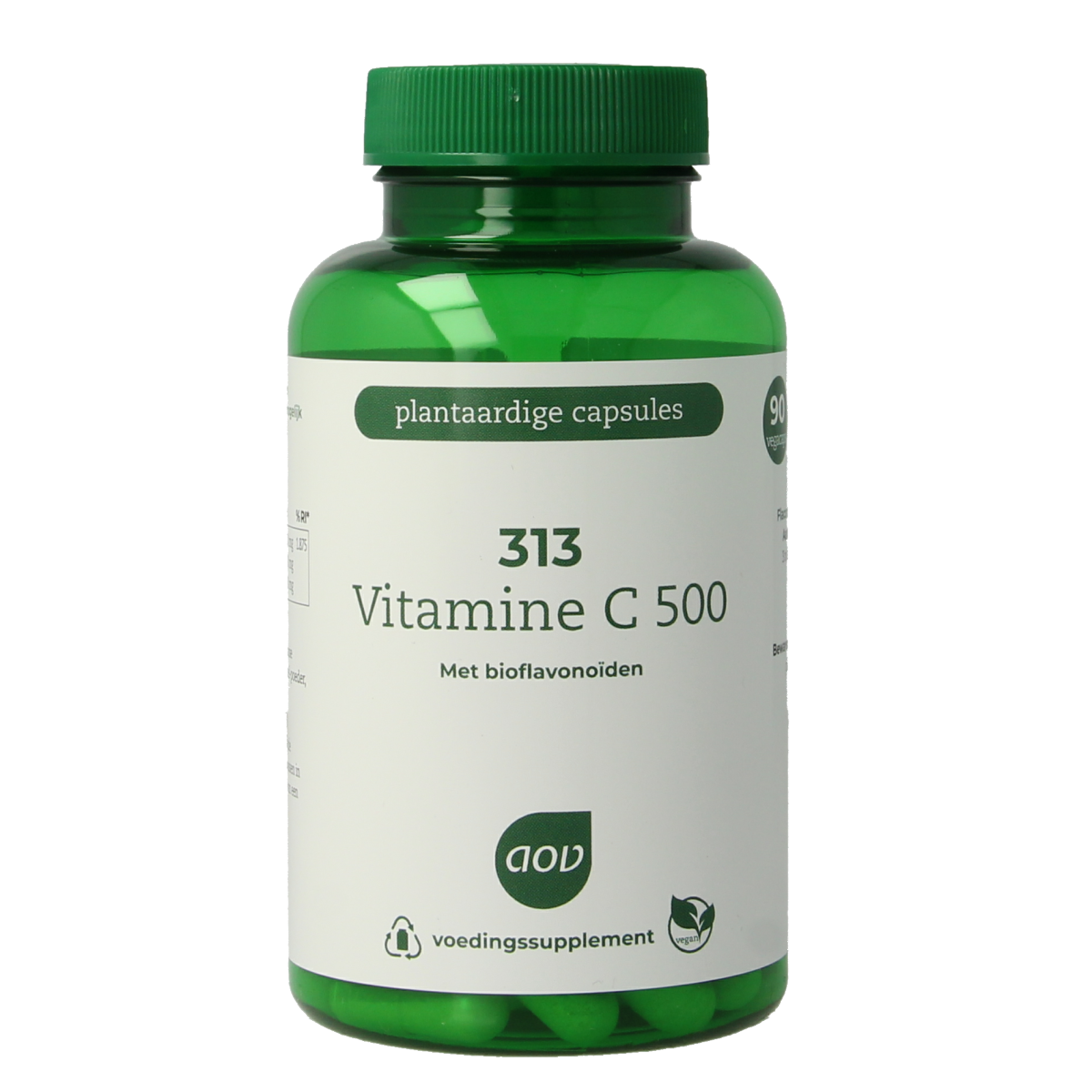 AOV 313 Vitamine C 500 90.00 Vegetarische capsules