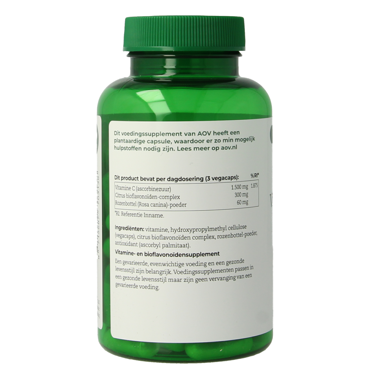 AOV 313 Vitamine C 500 90.00 Vegetarische capsules