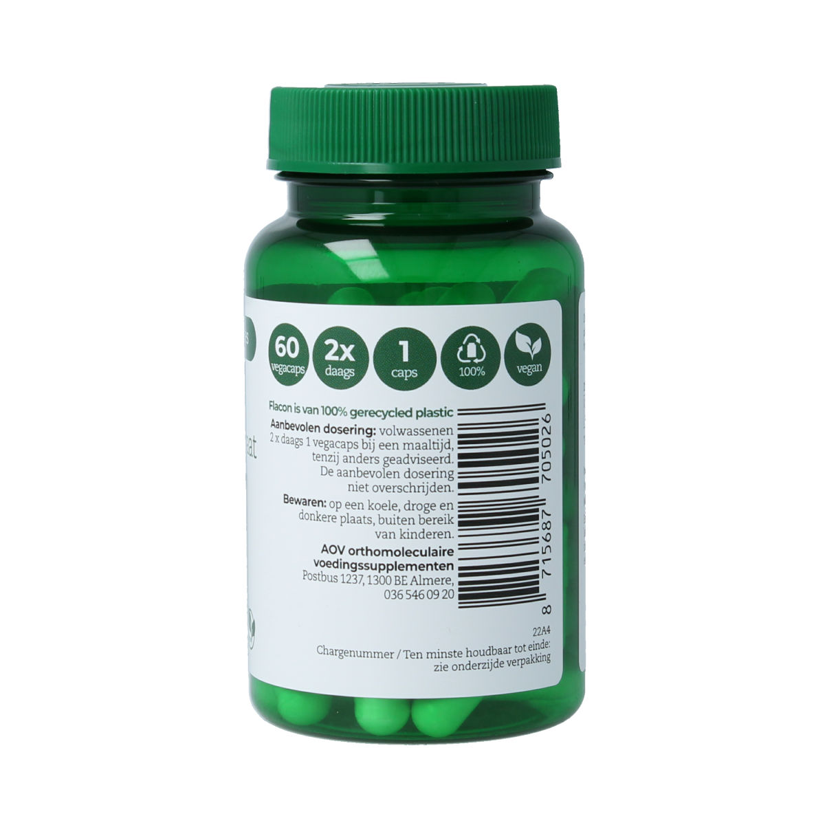AOV 502 Calcium pyruvaat 60.00 Vegetarische capsules