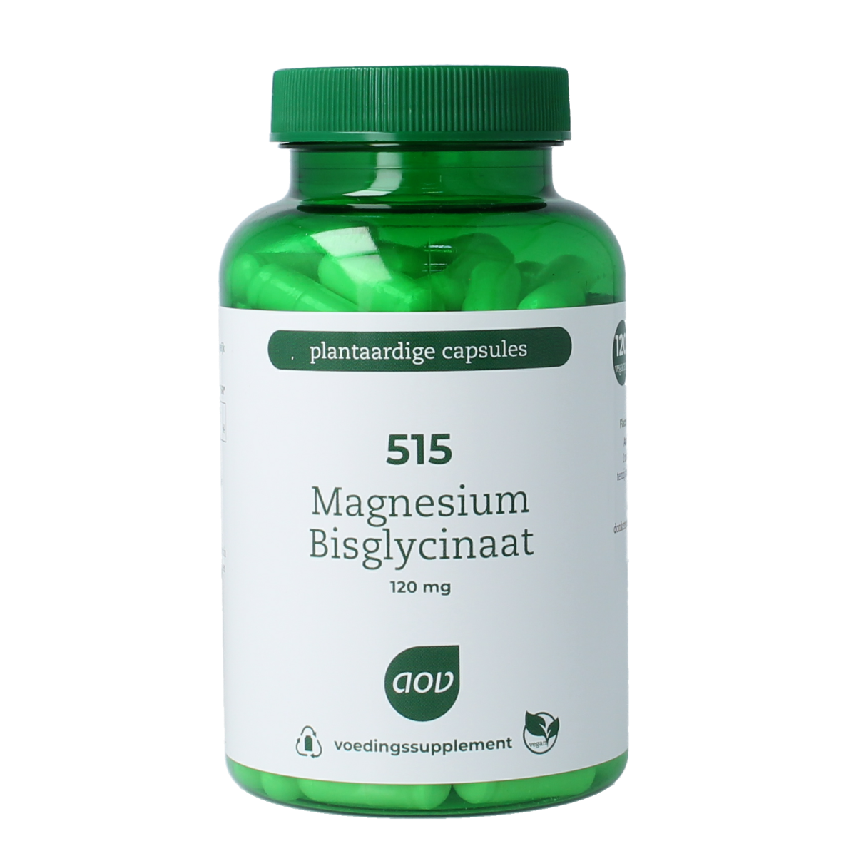 AOV 515 Magnesium bisglycinaat 120.00 Vegetarische capsules