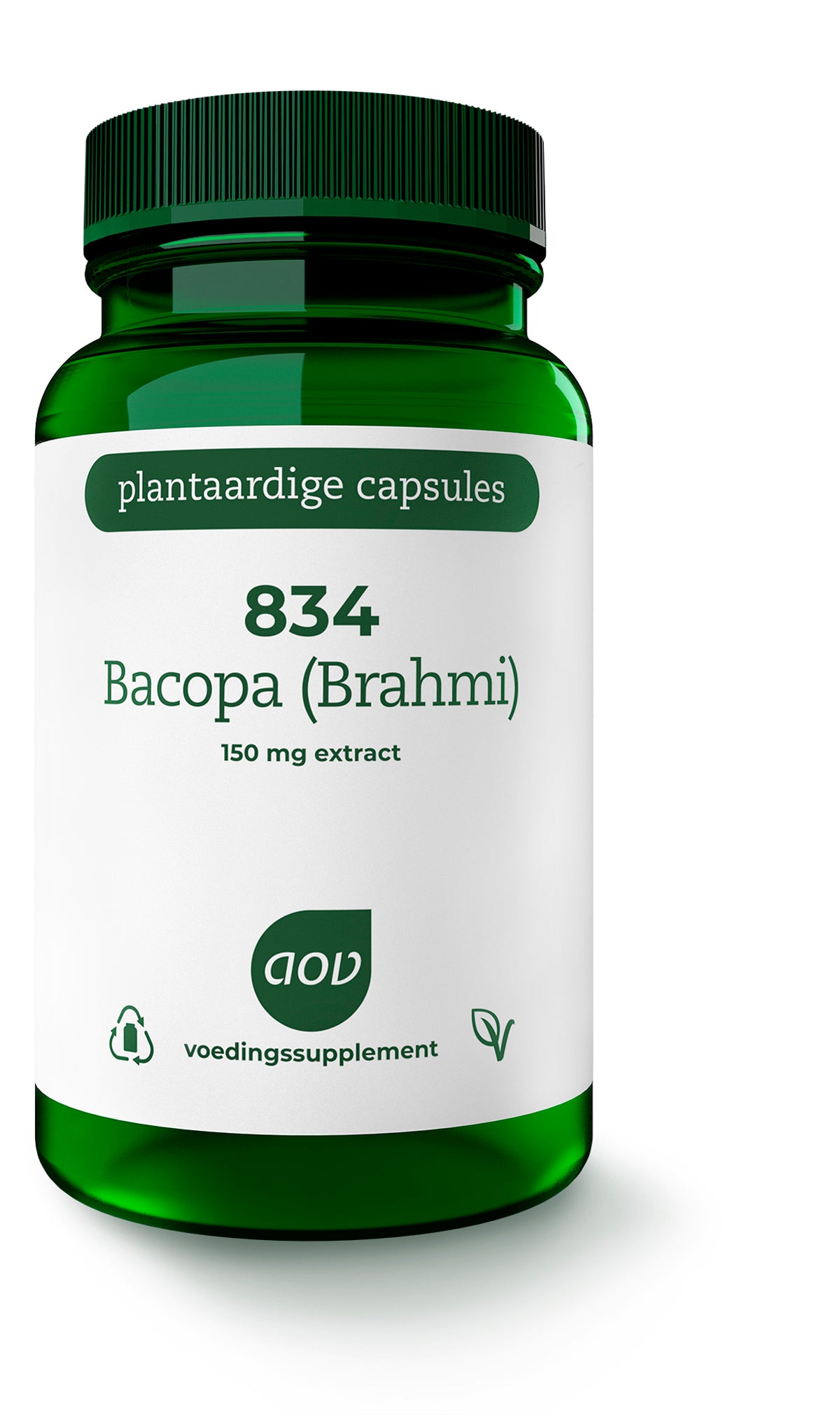 AOV 834 Bacopa (brahmi) 150mg 60.00 Vegetarische capsules