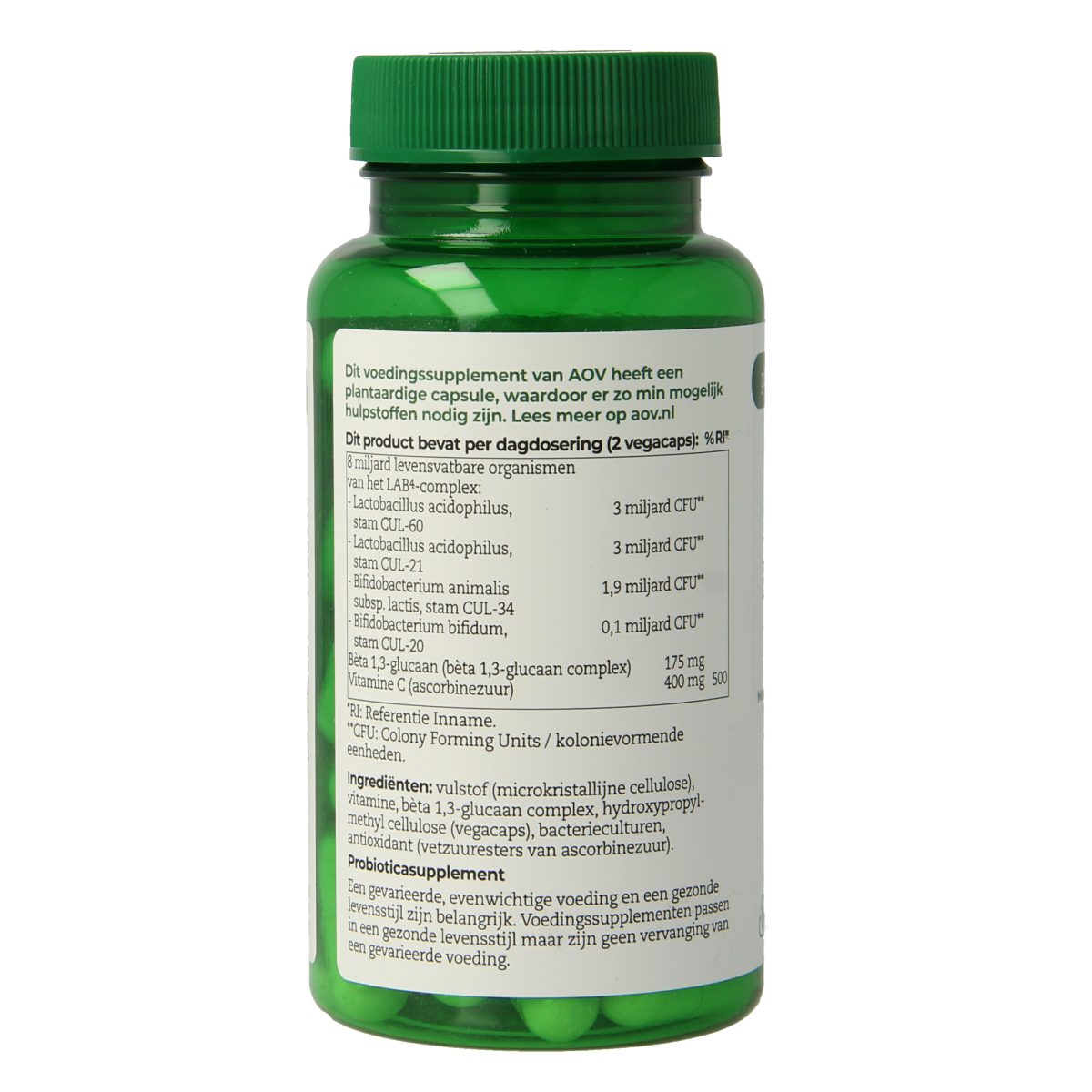 AOV 1203 Probiotica complex 60.00 Vegetarische capsules