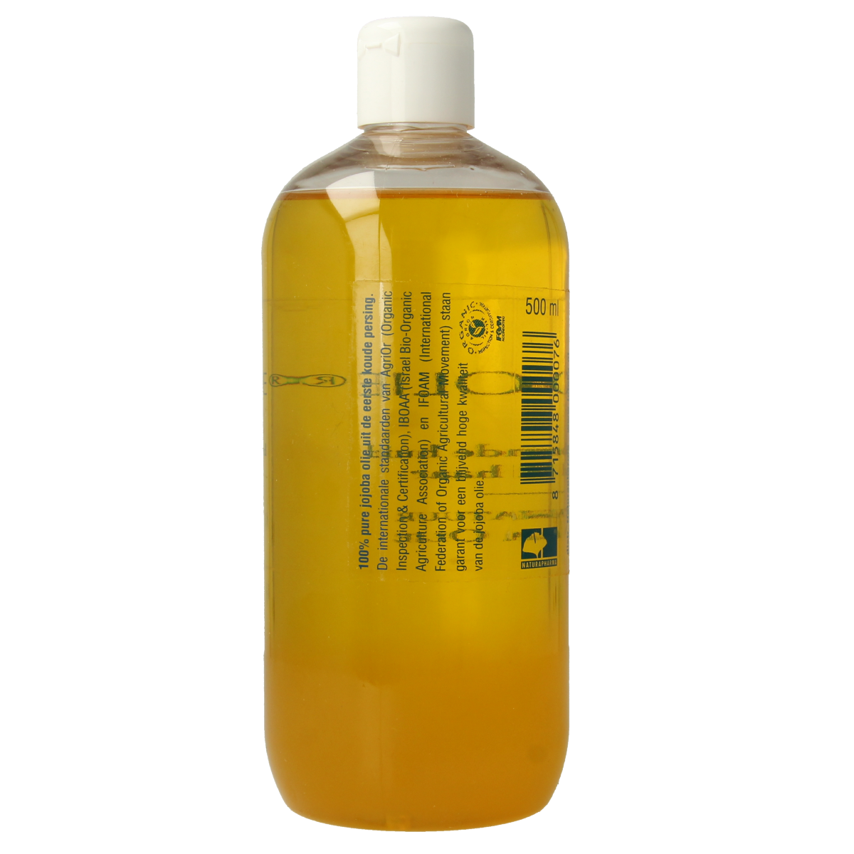 Naturapharma Jojoba olie met flip top dop 500.00 Milliliter