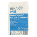 Hekapres Hydrofiele gaaskompres 10 x 10cm 100.00 Stuks