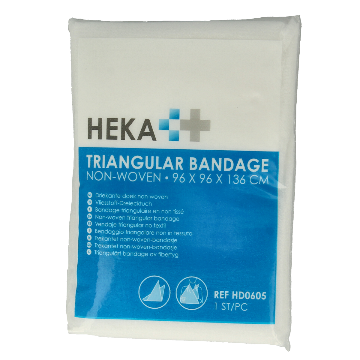 Heka Driekante doek non-woven 1.00 Stuks