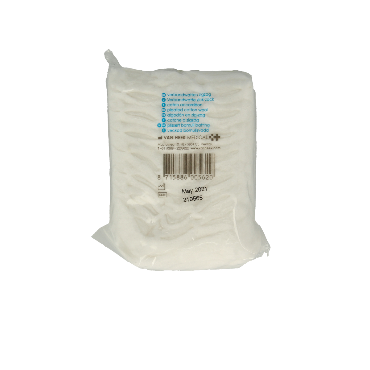 Heka Verbandwatten zigzag 25.00 Gram