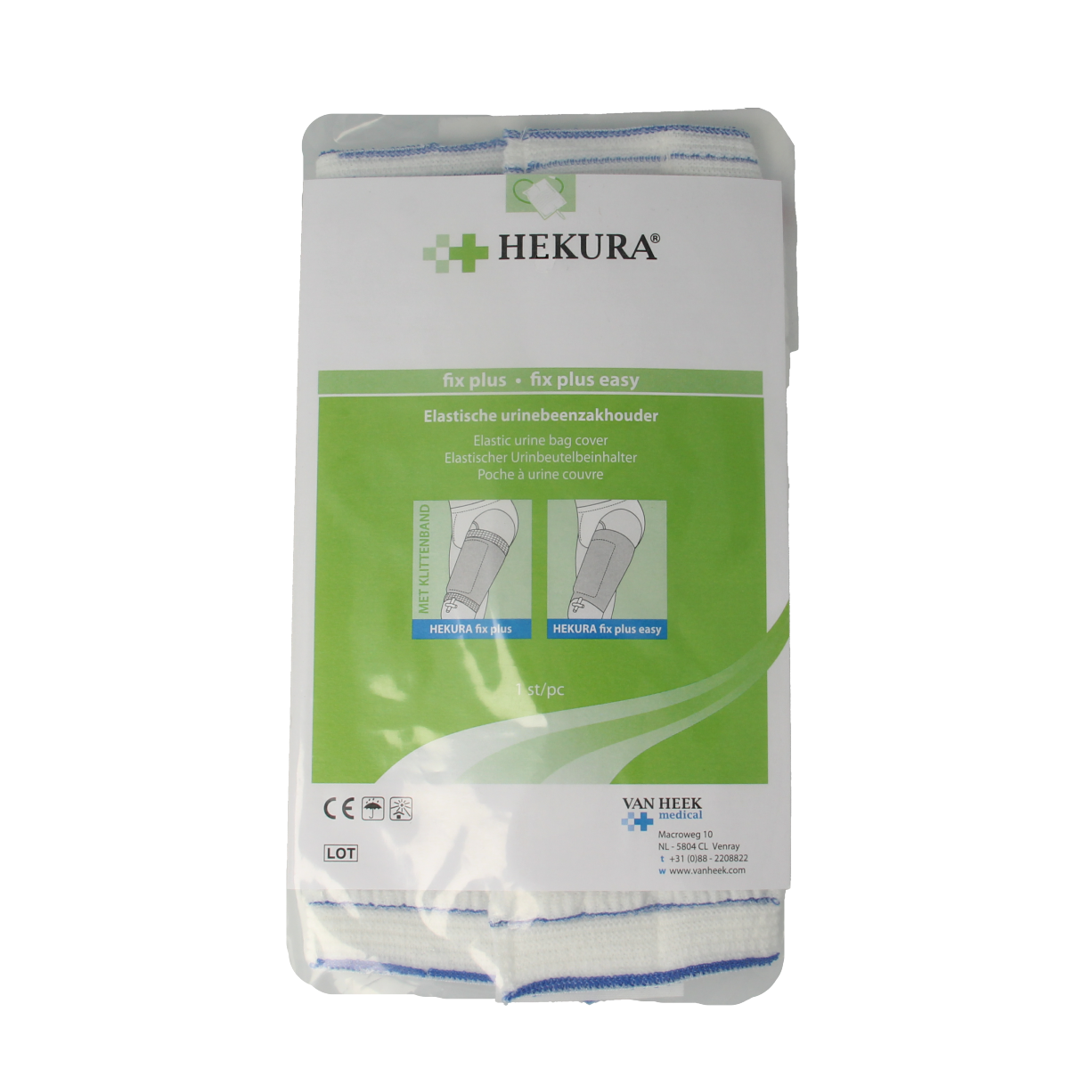 Hekura Fix plus maat M onderbeen 1.00 Stuks