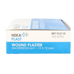 Hekaplast Pleister water resistent 19 x 72 100 Stuks