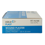 Hekaplast Vingerpleister water resistent 120 x 20 100.00 Stuks