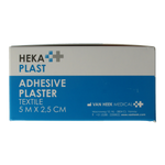 Hekaplast Hechtpleister textiel 5 x 2.5cm 12.00 Stuks