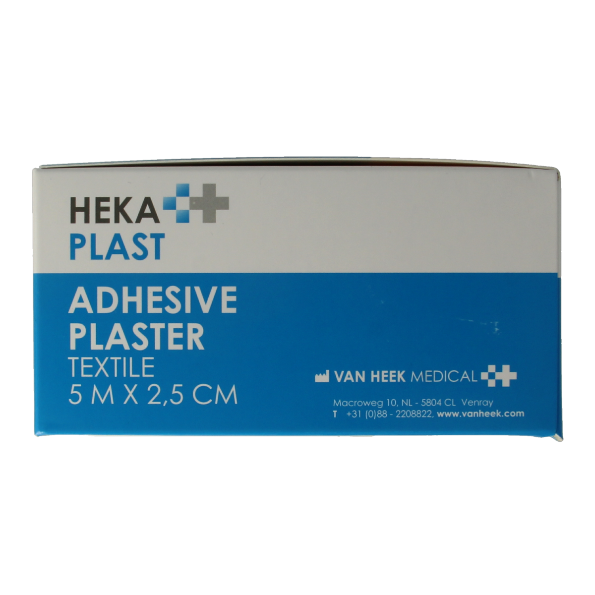 Hekaplast Hechtpleister textiel 5 x 2.5cm 12.00 Stuks