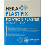 Hekaplast Fix pleister 10m x 10cm met schutvel 1.00 Rol