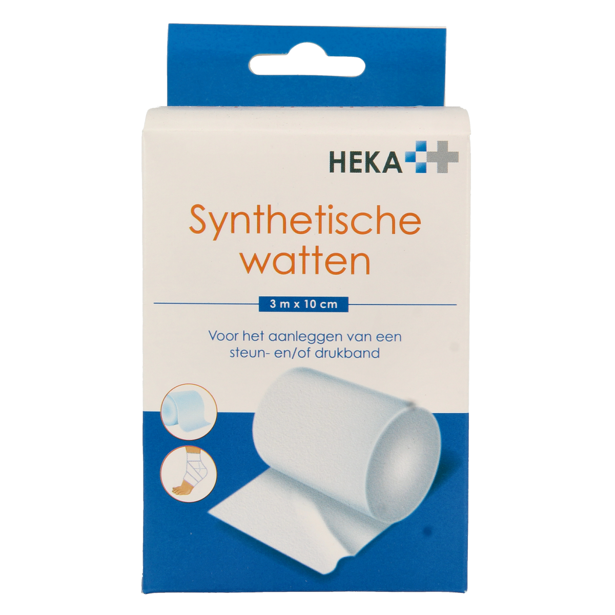 Heka Synthetische watten 3m x 10cm 1.00 Stuks