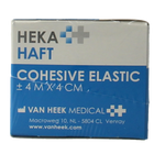 Hekahaft Cohesive windsel 4m x 4cm 5.00 Rol