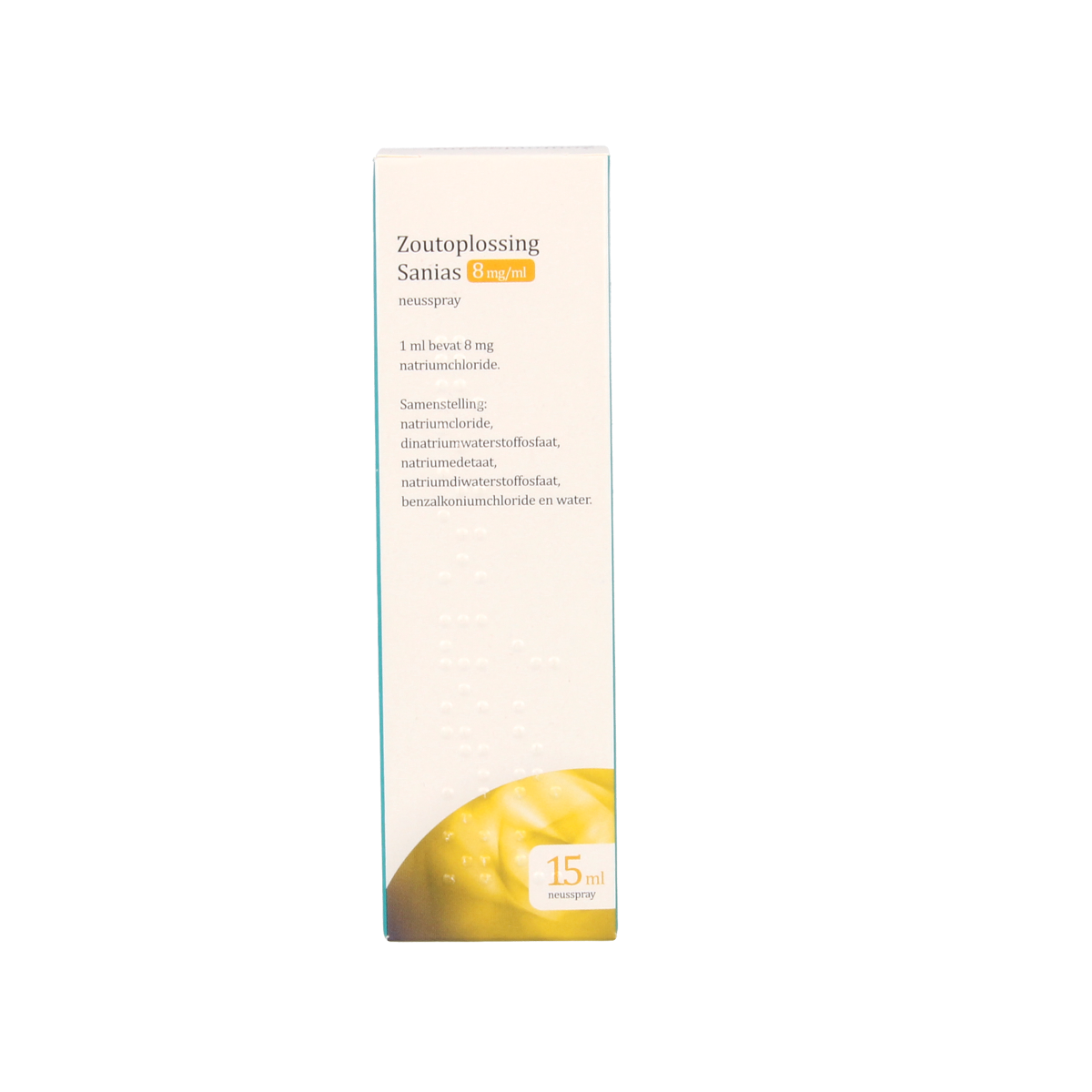 Sanias Zoutoplossing neusspray 8mg/ml 15.00 Milliliter