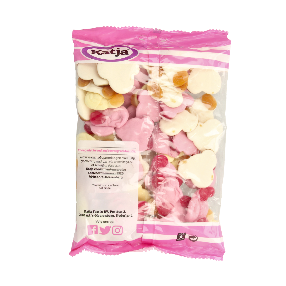 Katja Zoo mix zakje 500.00 Gram