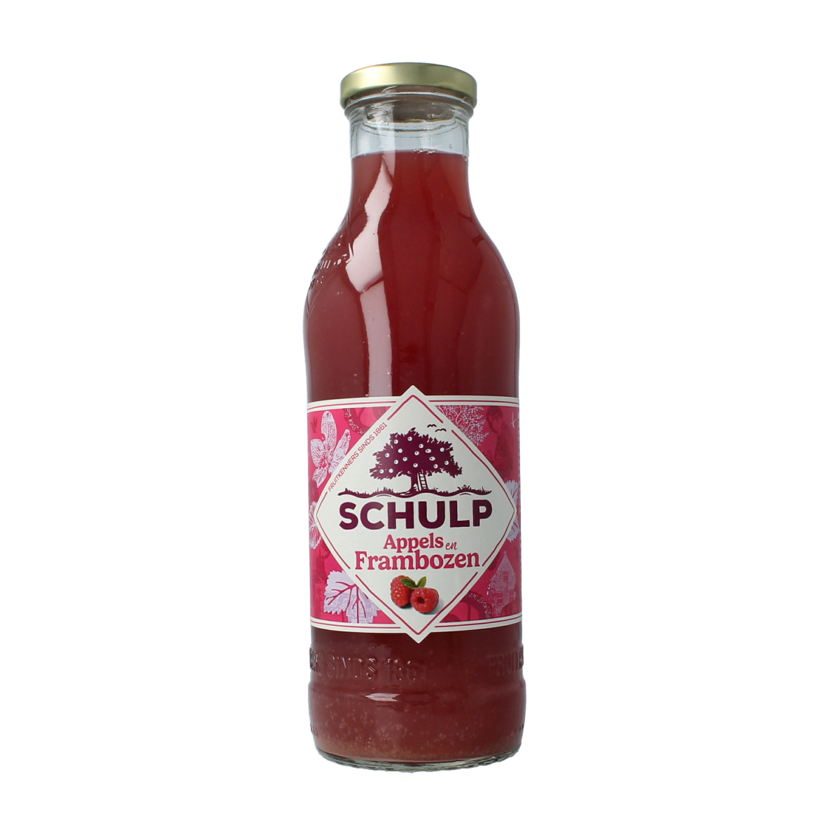 Schulp Appel & frambozensap 750.00 Milliliter