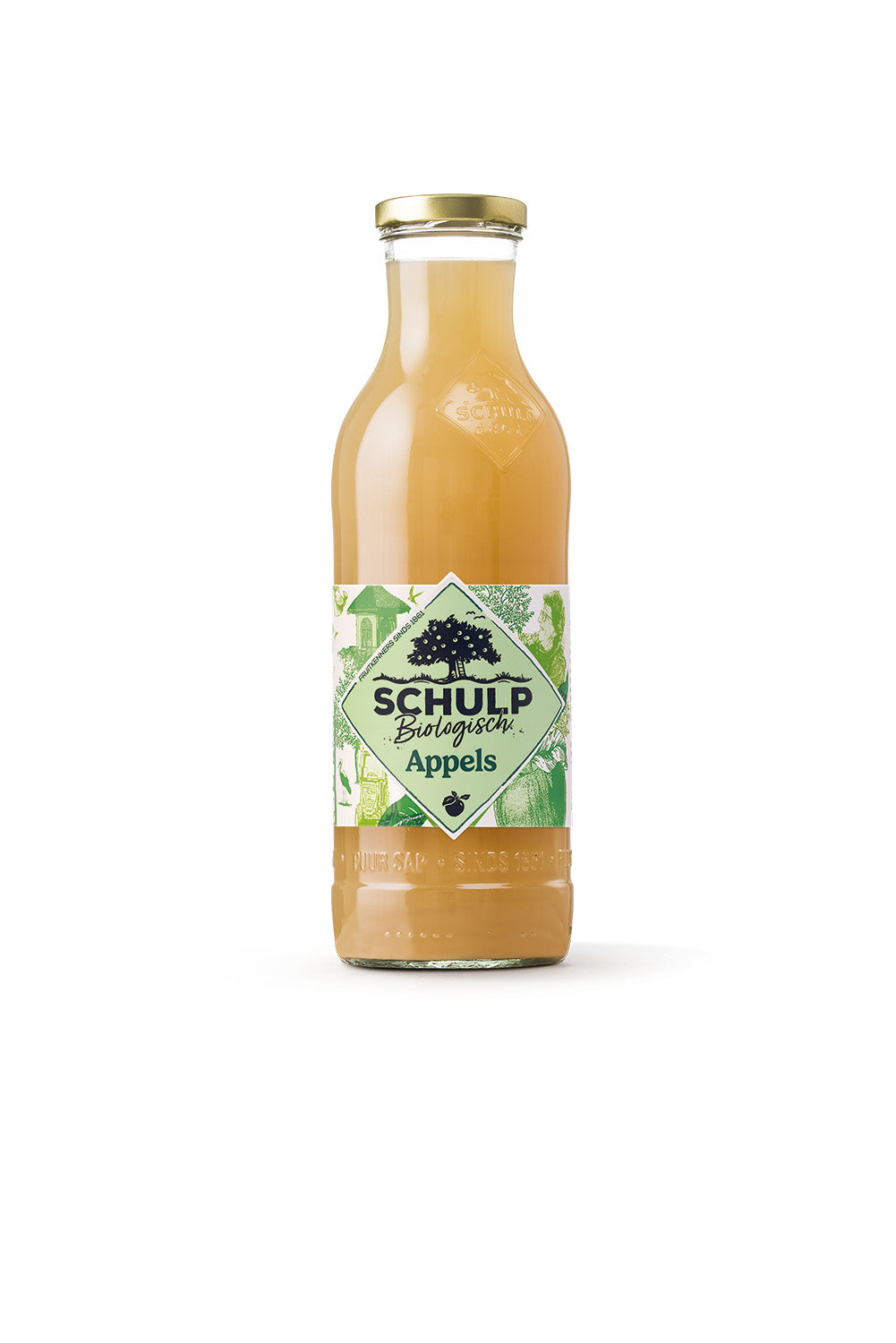 Schulp Appelsap bio 750.00 Milliliter