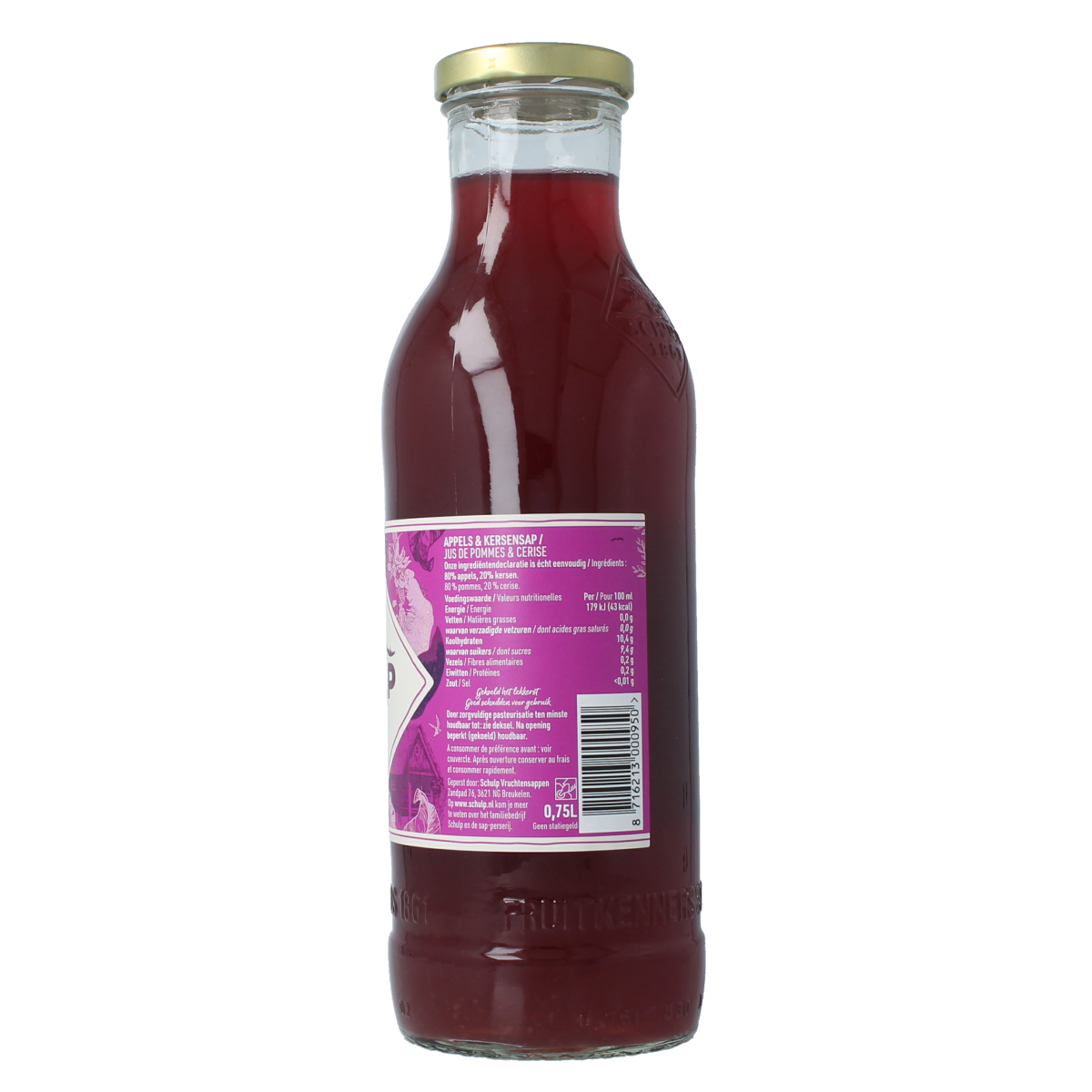 Schulp Appel & kersensap 750.00 Milliliter