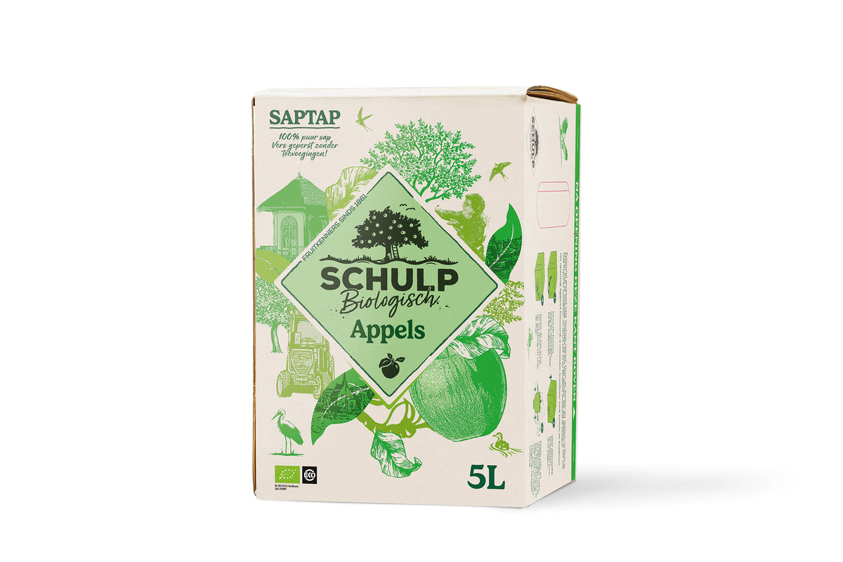 Schulp Saptap appelsap bio 5.00 Liter