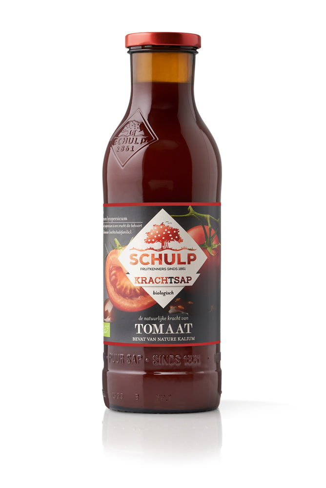 Schulp Krachtsap tomatensap puur bio 750.00 Milliliter