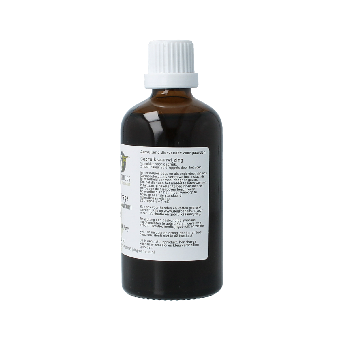 Groene Os Drainage compositum paard/pony 100.00 Milliliter