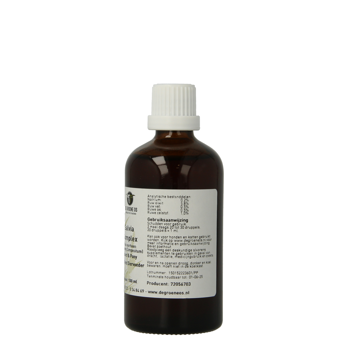 Groene Os Salvia complex paard/pony 100.00 Milliliter