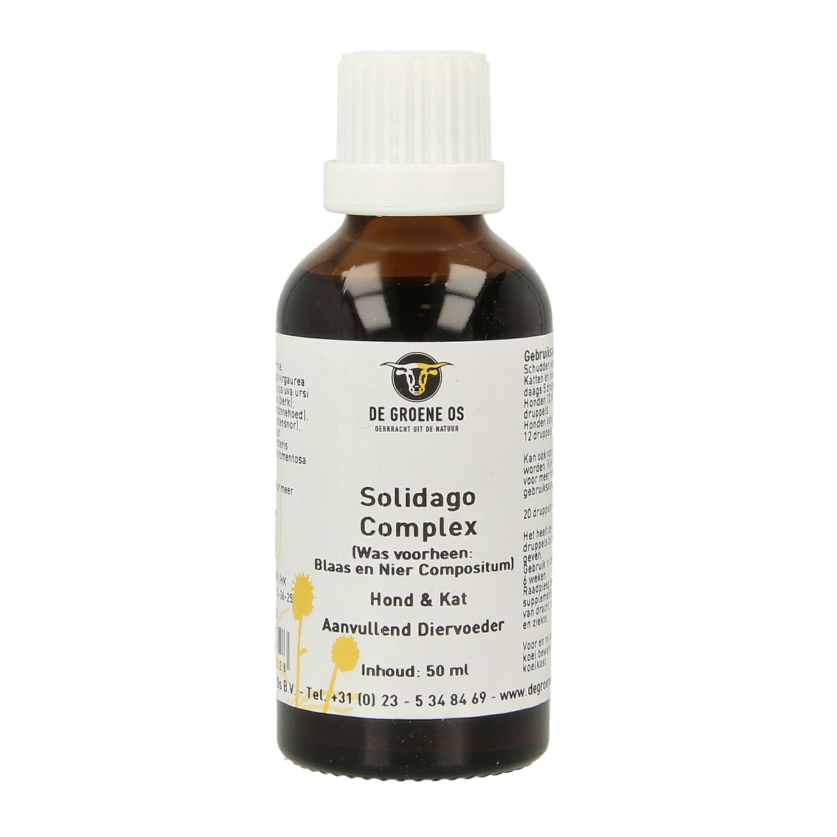 Groene Os Solidago complex hond/kat 50.00 Milliliter