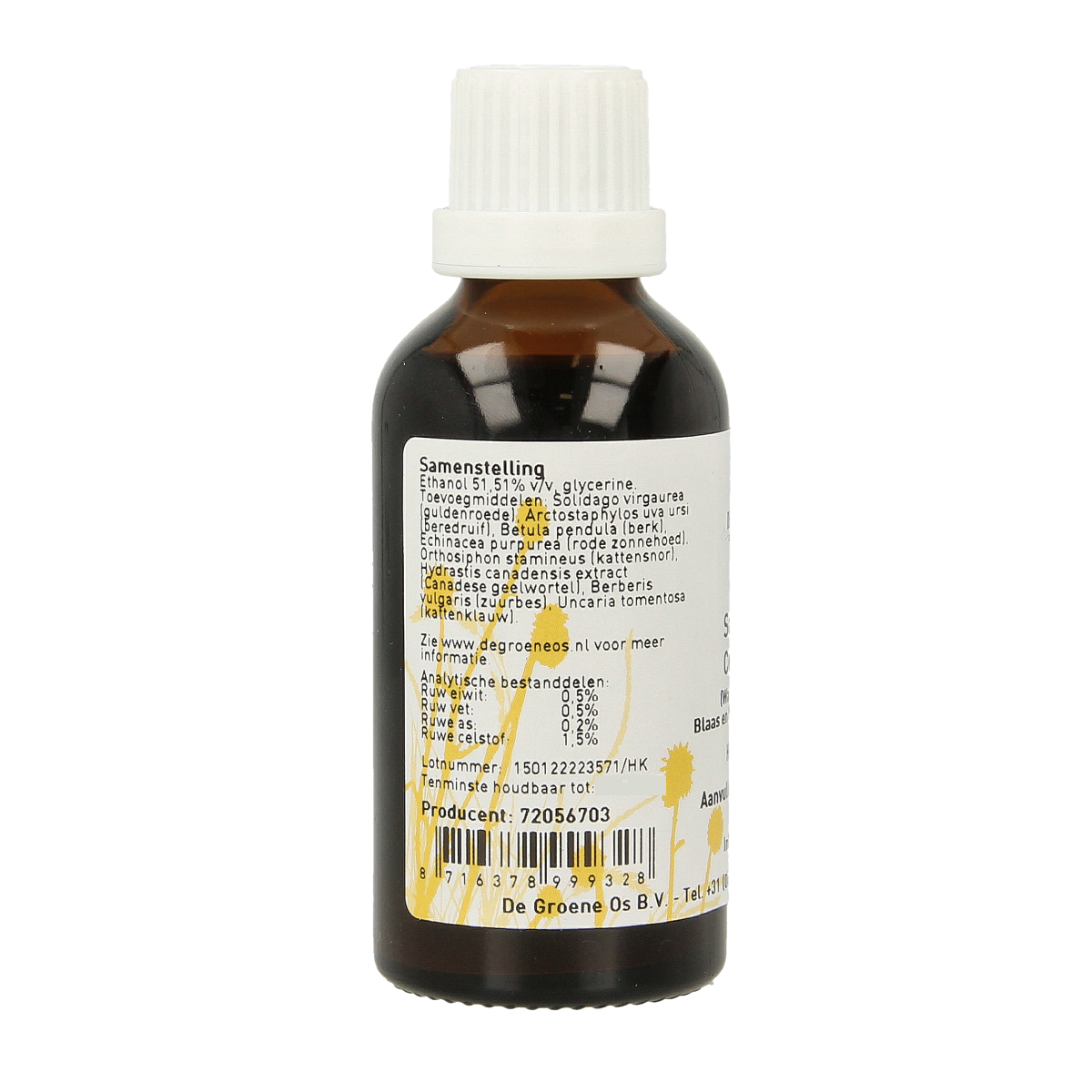 Groene Os Solidago complex hond/kat 50.00 Milliliter