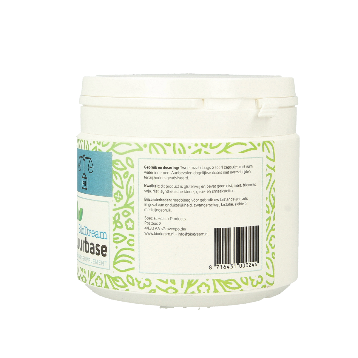 Biodream Zuur base balance 250.00 Capsules