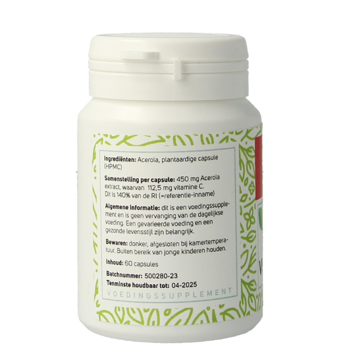 Biodream Vitamine C uit acerola 60.00 Capsules