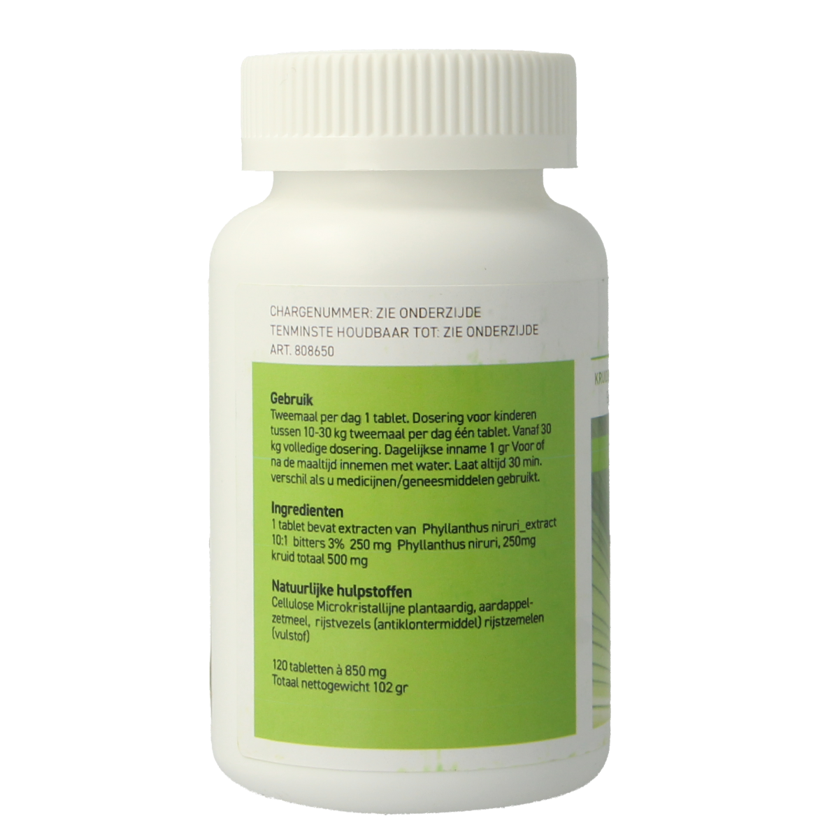 Ayurveda Health Phyllanthus niruri 120.00 Tabletten