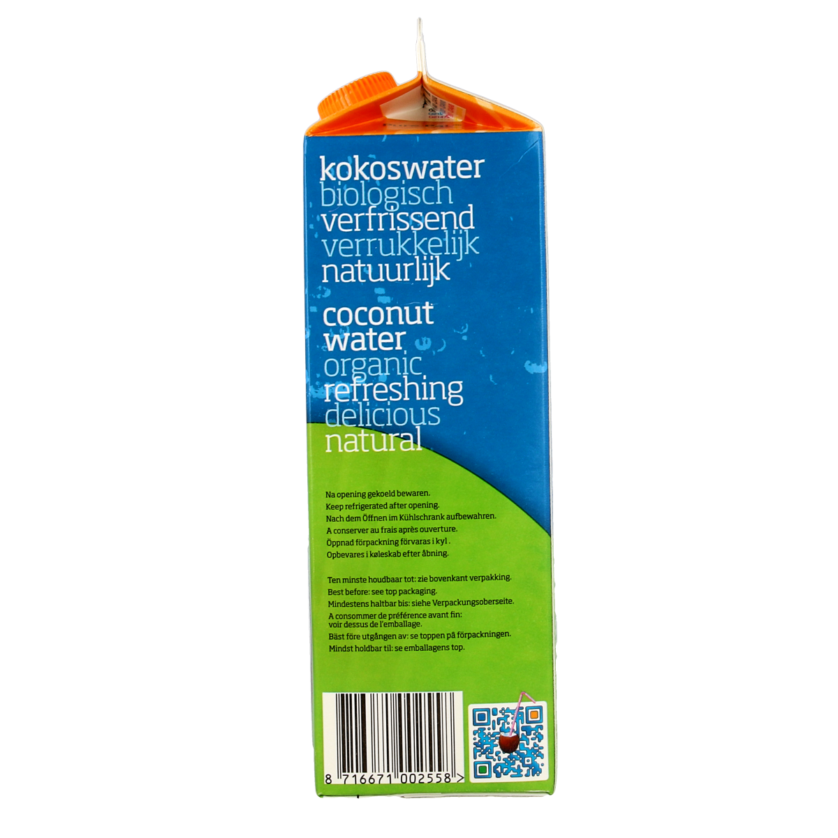 Omega & More Kokoswater bio 1.00 Liter