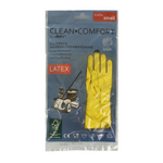 CLEAN-COMFORT Huishoudhandschoen geel maat S 1.00 Paar