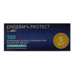 Epiderm Protect Nitriel onderzoekhandschoen poedervrij S blauw 100 Stuks
