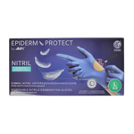 Epiderm Protect Nitriel onderzoekhandschoen poedervrij L blauw 100 Stuks