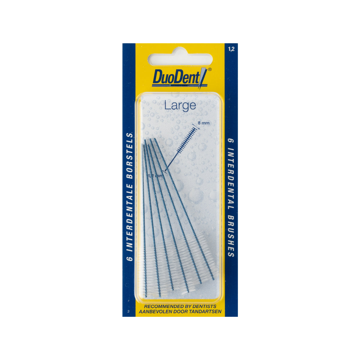Duodent Interdentaal borstel large 1.2 6.00 Stuks