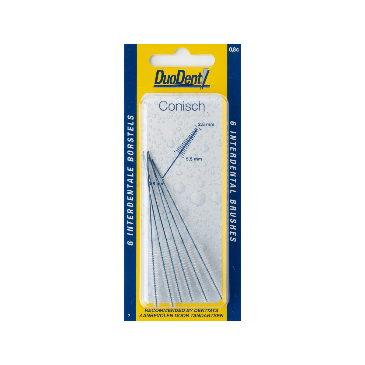 Duodent Interdentaal borstel conisch 2.8 6.00 Stuks