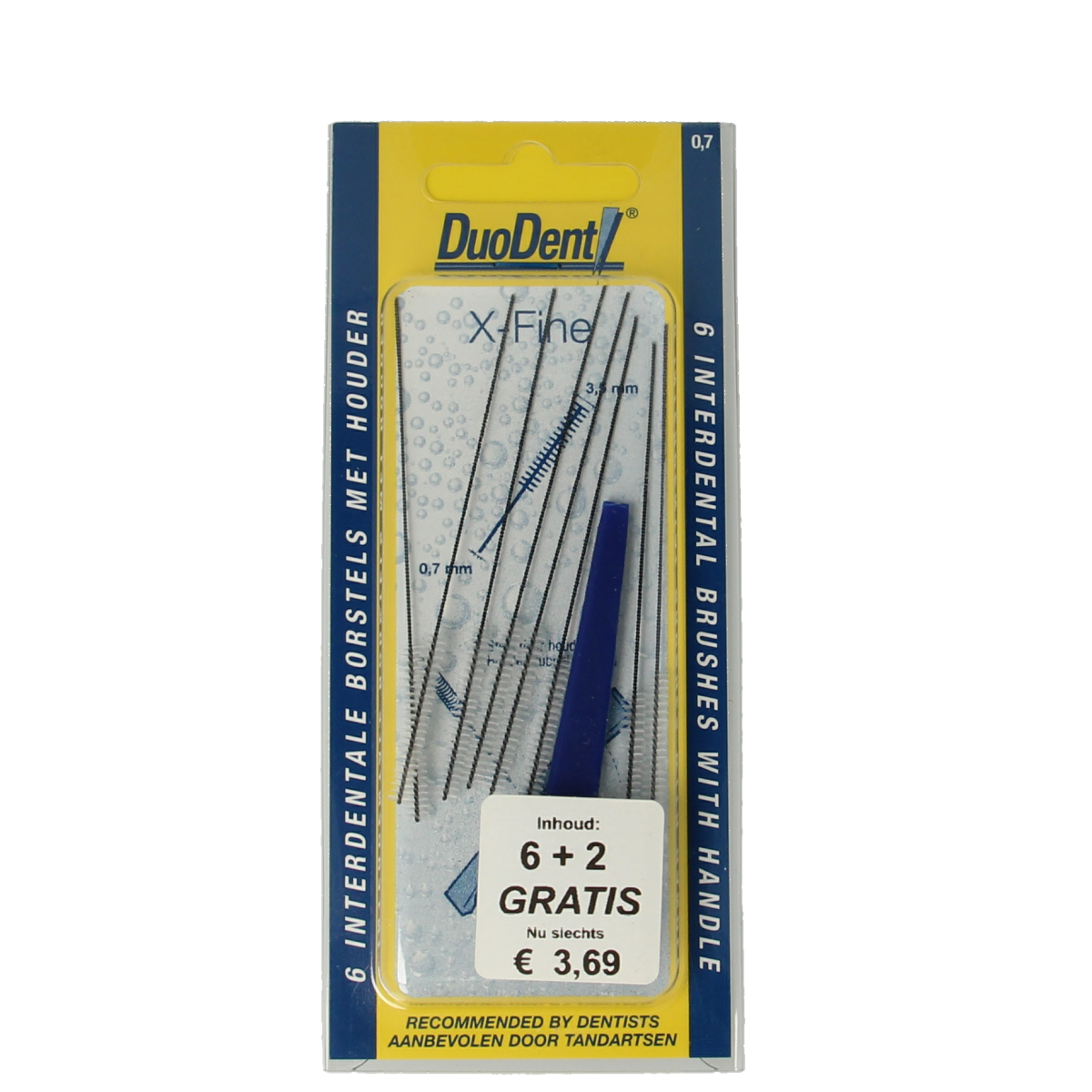 Duodent Interdentale borstels x-fine 8.00 Stuks