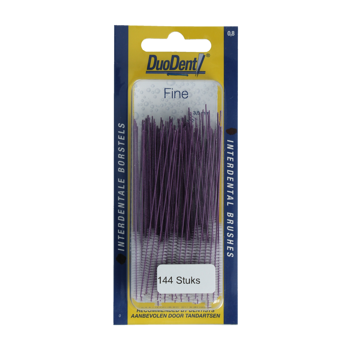 Duodent Interdentaal borstel fine 0.8 144.00 Stuks