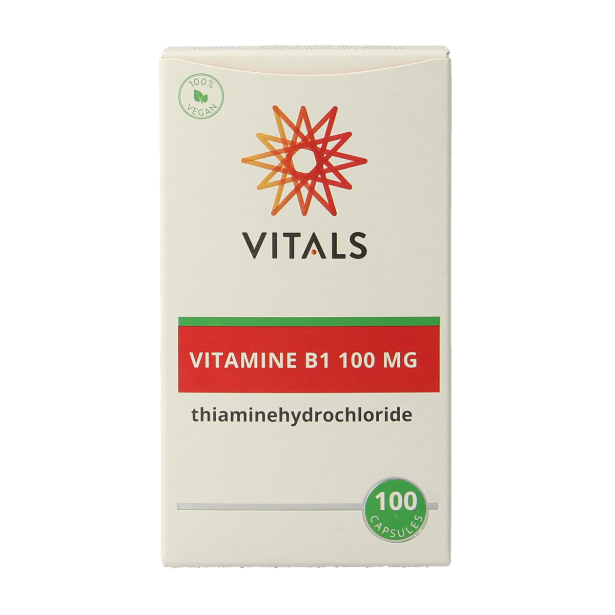 Vitals Vitamine B1 thiamine 100mg 100.00 Capsules