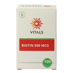 Vitals Biotine 500 mcg 100.00 Capsules